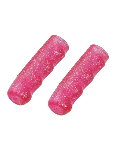 Lowrider Grips 7/8 long 95mm Sparkle/Pink.